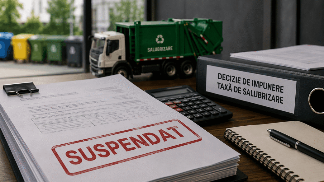 Suspendarea unor decizii de impunere pentru stabilirea suplimentară a taxei de salubrizare